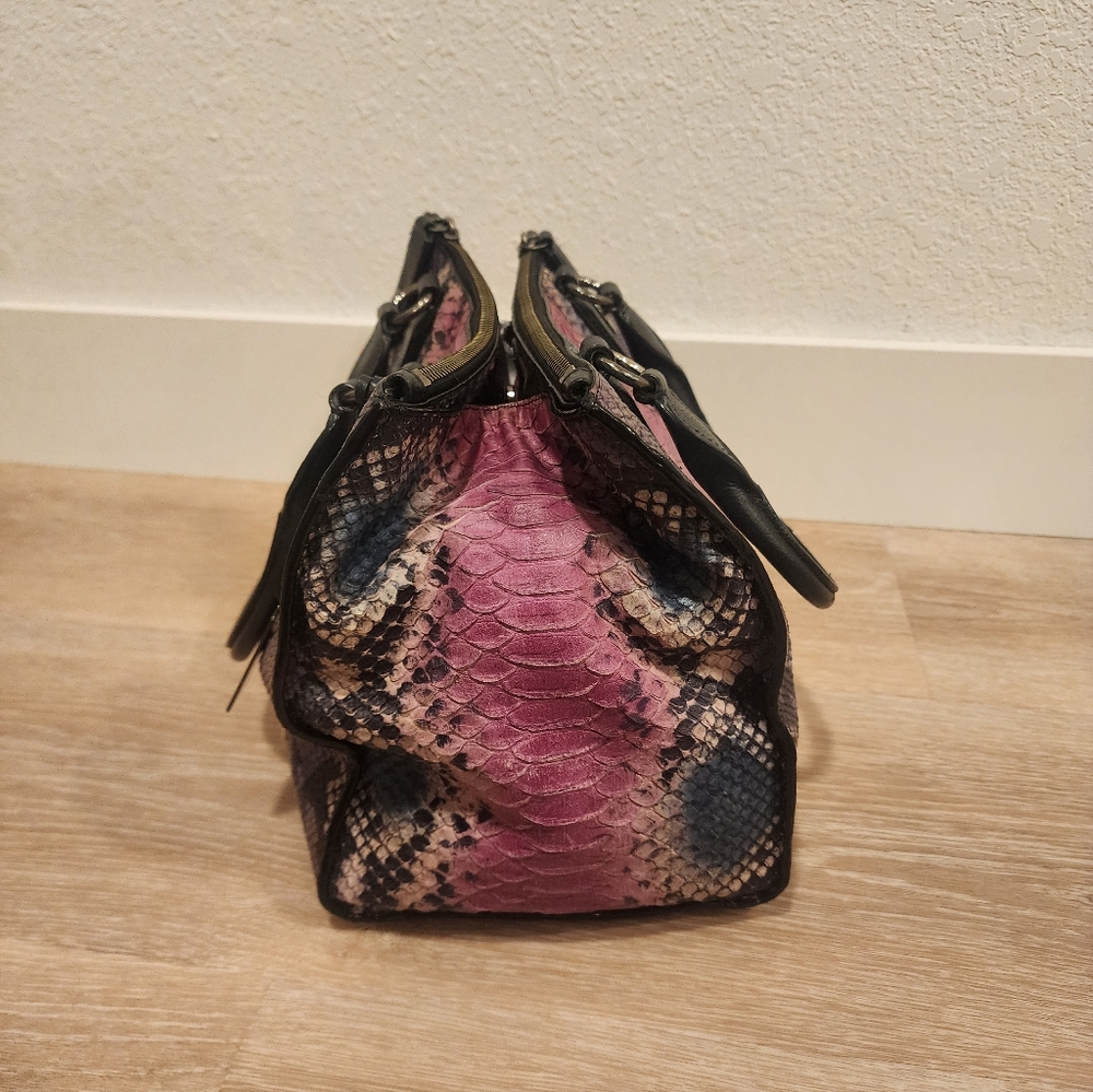 Rare, Limited Edition Coach Multi Python Mini Cro… - image 4